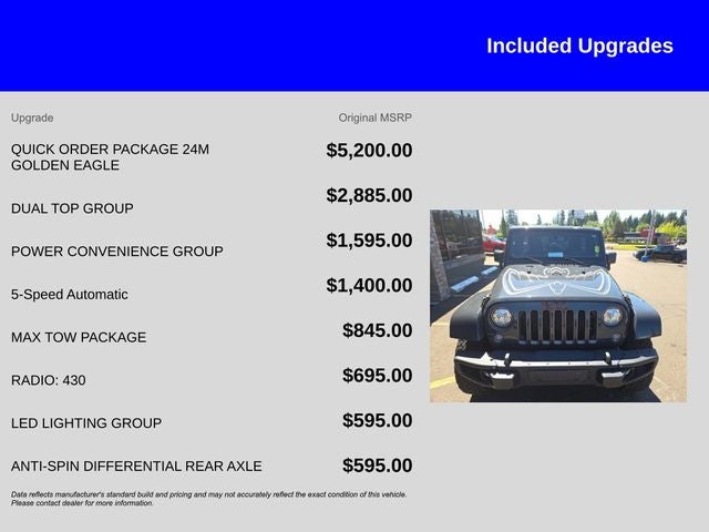 2018 Jeep Wrangler JK Unlimited Sport