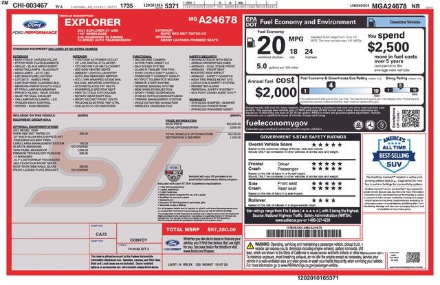 2021 Ford Explorer ST