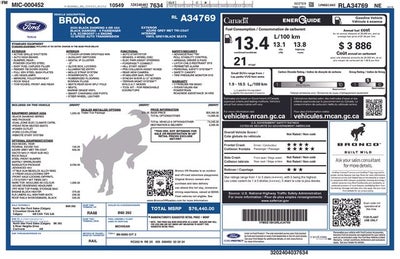 2024 Ford Bronco Black Diamond