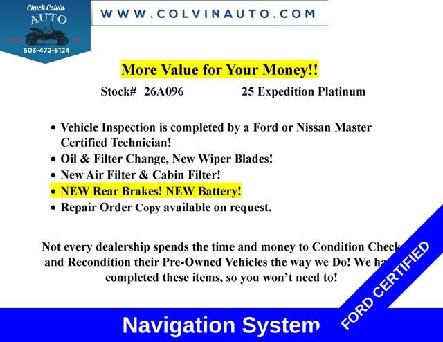 2025 Ford Expedition Platinum