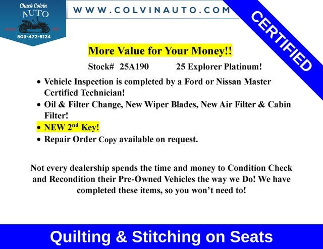 2025 Ford Explorer Platinum