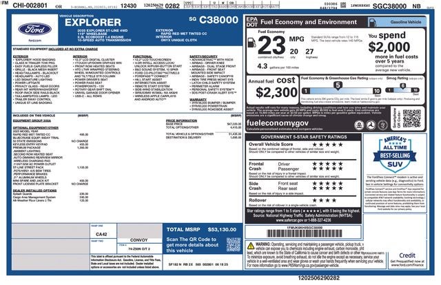 2025 Ford Explorer ST-Line
