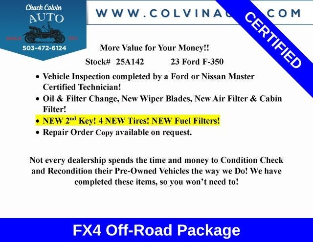 2023 Ford F-350SD XLT