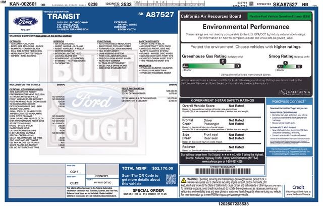 2025 Ford Transit-250 Base