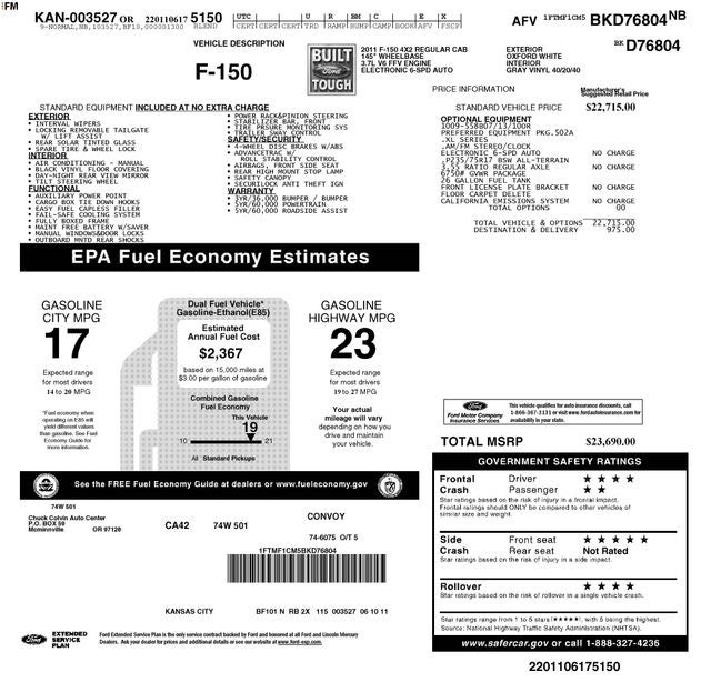 2011 Ford F-150 XL