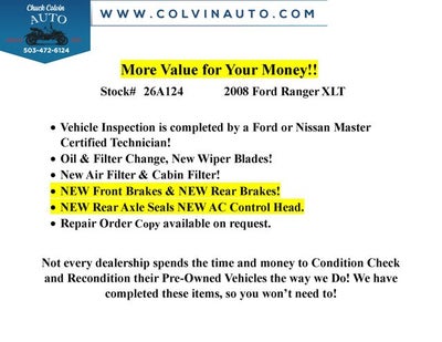 2008 Ford Ranger XLT