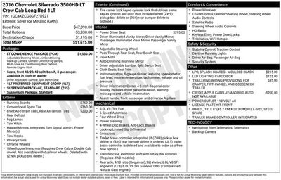 2016 Chevrolet Silverado 3500HD LT