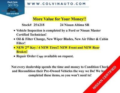 2024 Nissan Altima 2.5 SR