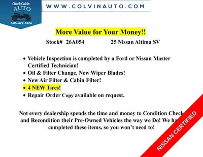 2025 Nissan Altima 2.5 SV