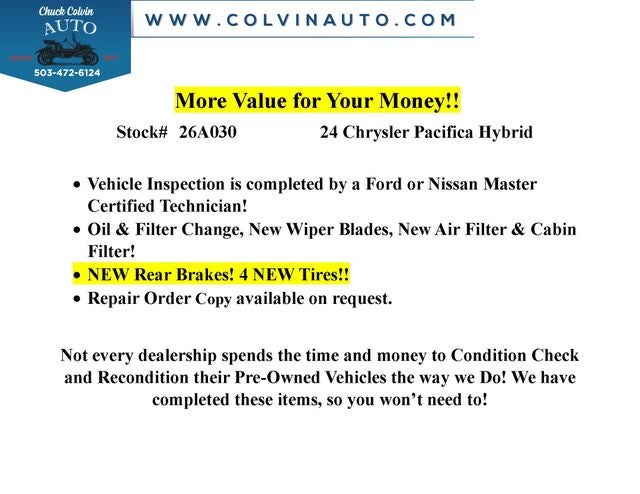 2024 Chrysler Pacifica Hybrid Select