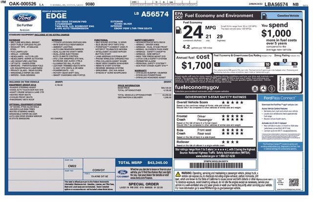 2020 Ford Edge Titanium