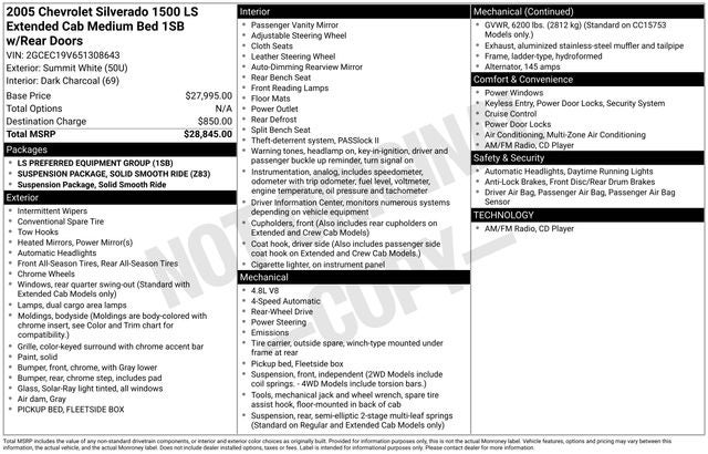2005 Chevrolet Silverado 1500 LS