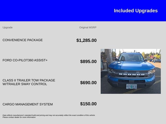 2022 Ford Bronco Sport Big Bend