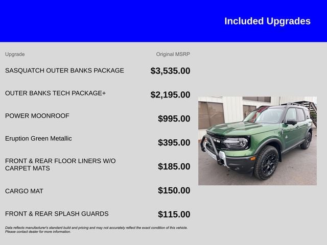 2025 Ford Bronco Sport Outer Banks