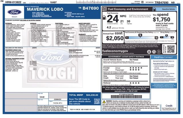 2026 Ford Maverick Lobo High