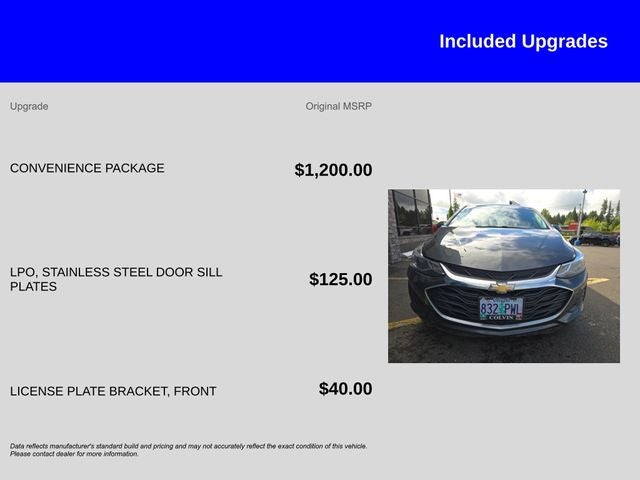 2019 Chevrolet Cruze LT