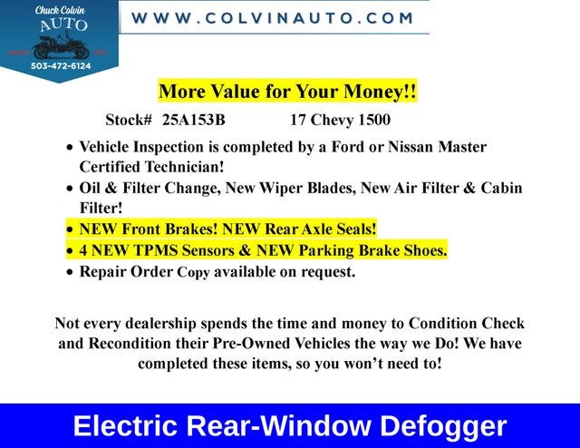 2017 Chevrolet Silverado 1500 LT LT1