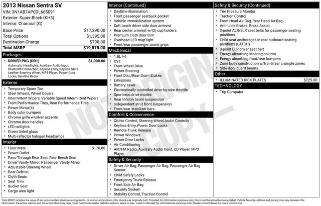 2013 Nissan Sentra SV