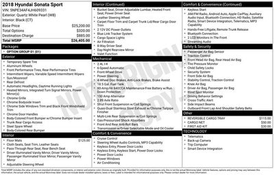 2018 Hyundai Sonata Sport