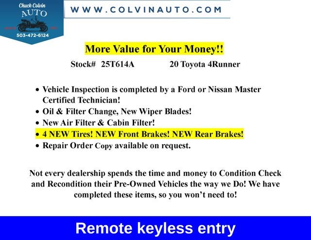 2020 Toyota 4Runner SR5