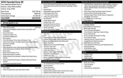 2024 Hyundai Kona SE